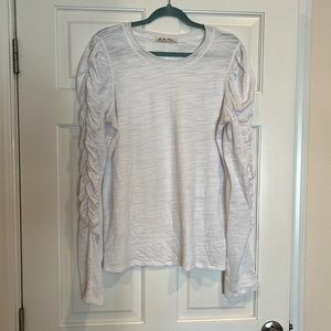 Free People long sleeve white shirt- XL